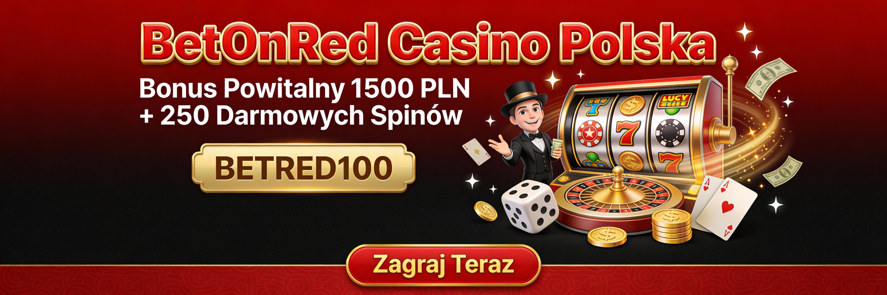 BetOnRed Casino - Kliknij i przejdź na główną stronę